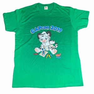 CAPCON 2019 Green T Shirt with Short Sleeves